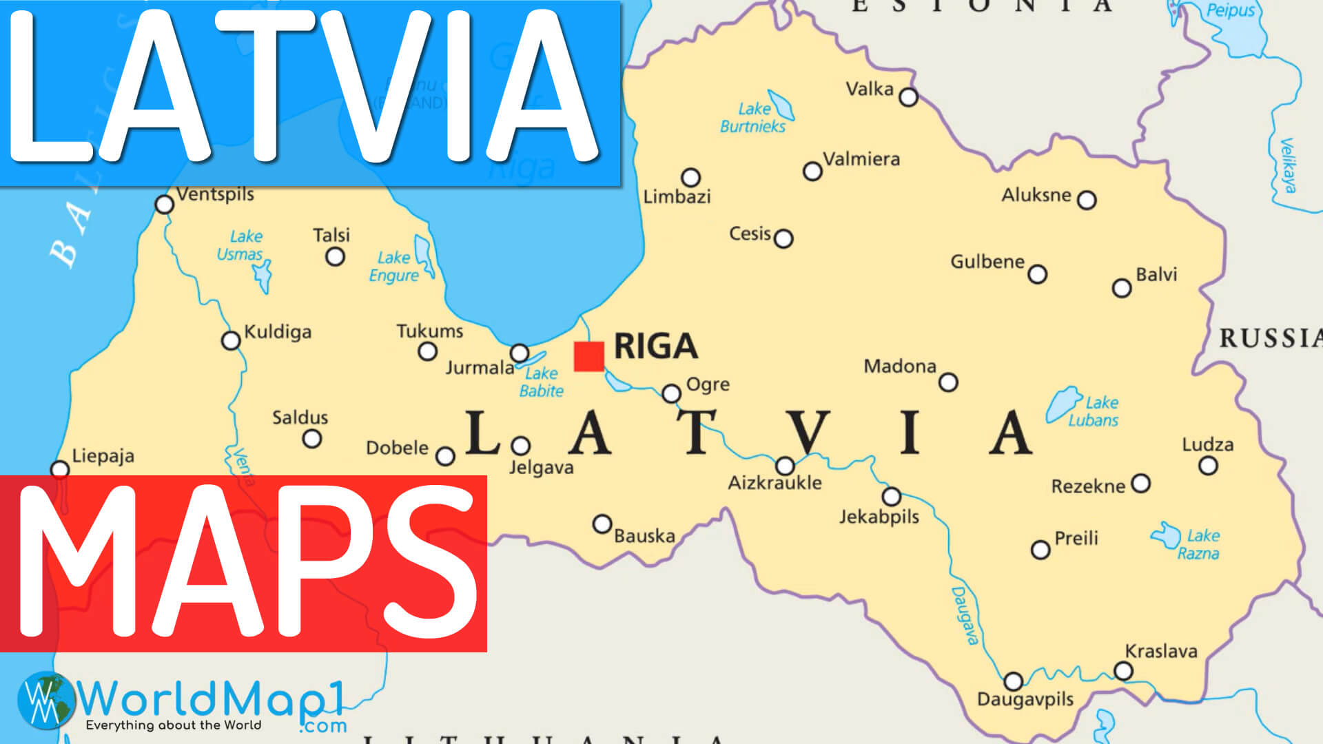 Latvia Maps